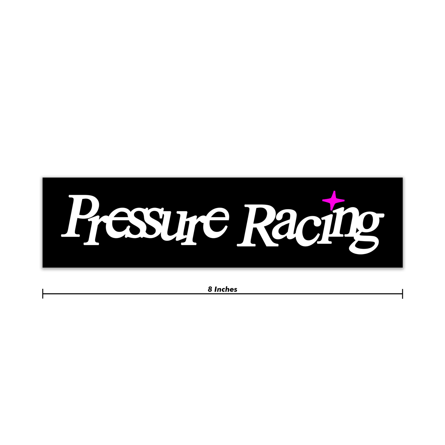 Pressure Racing Logo Sticker