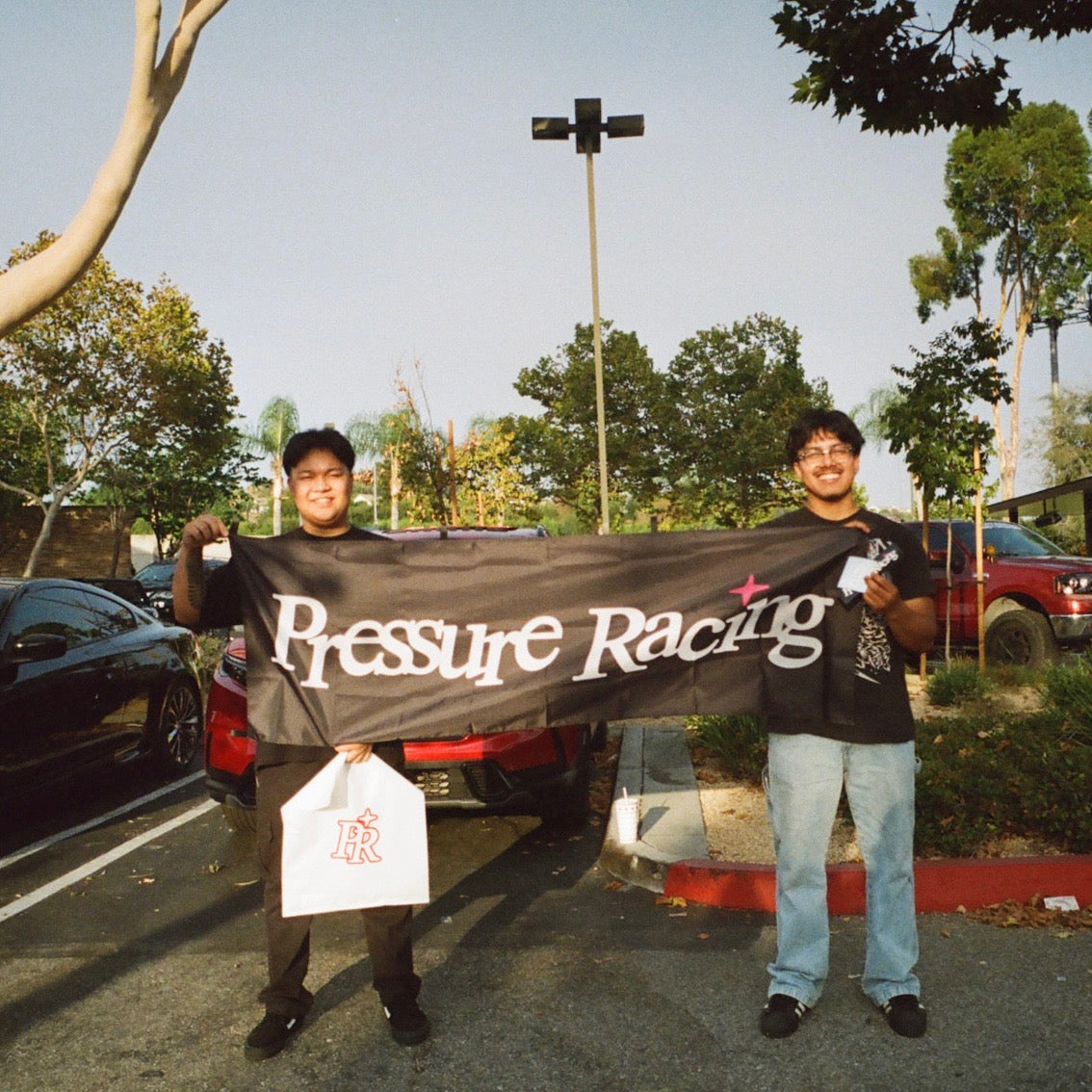 Pressure Racing Nobori Flag (Black)