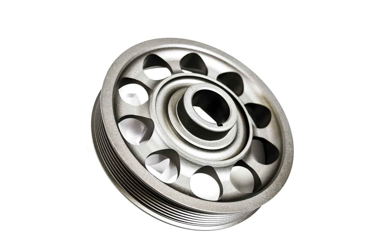 Precision Works Aluminum Crankshaft Crank Pulley Fits Honda Civic FD K20 06-11