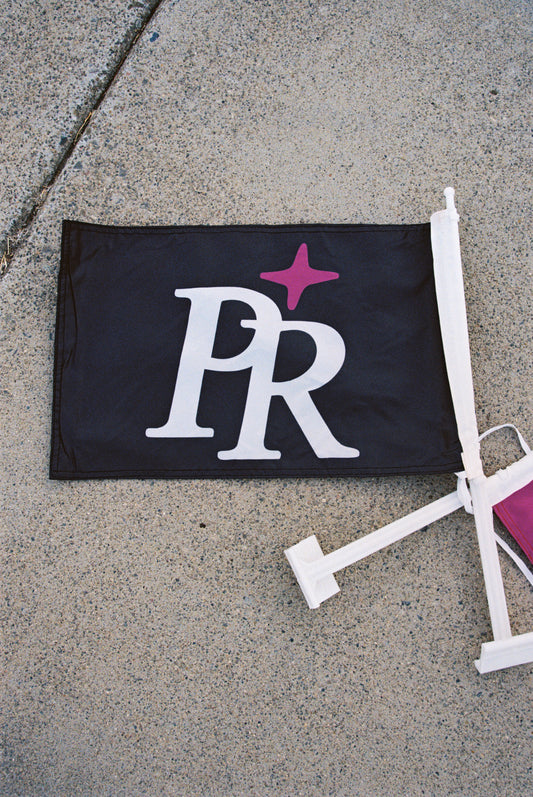 Pressure Racing Car Flag (Black)