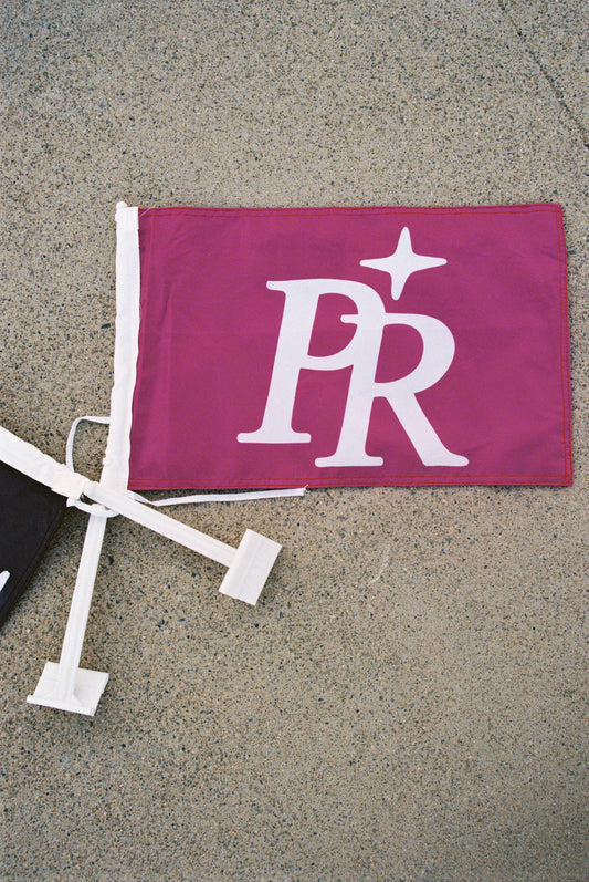 Pressure Racing Car Flag (Pink)