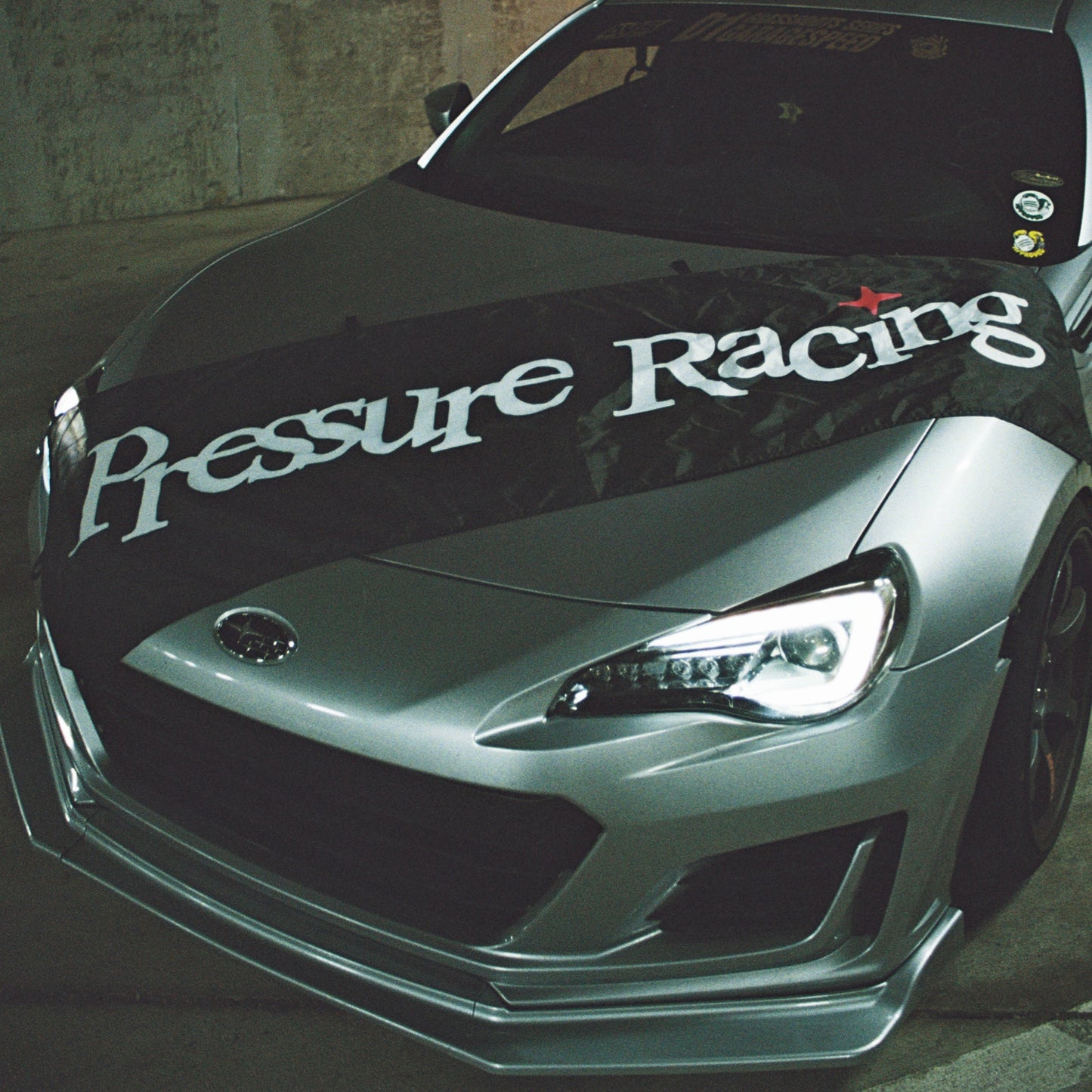 Pressure Racing Nobori Flag (Black)