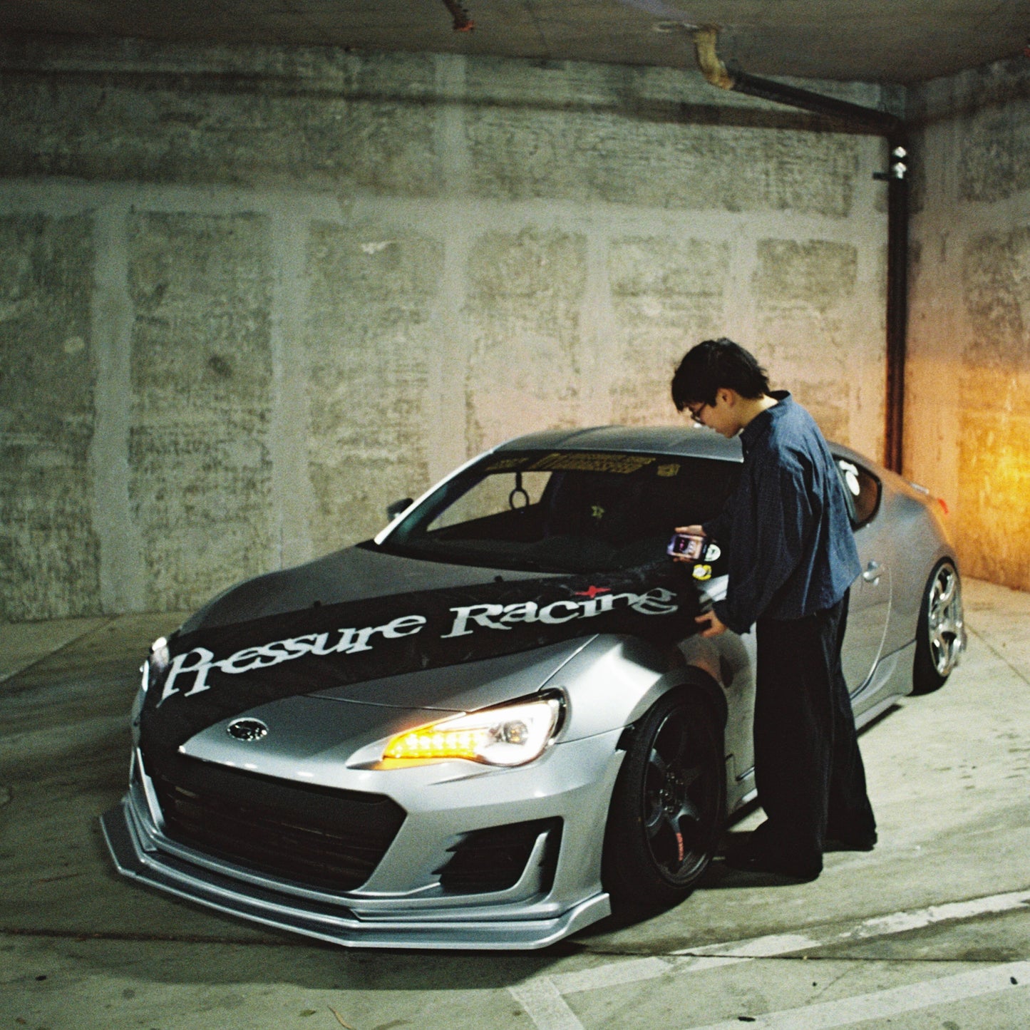 Pressure Racing Nobori Flag (Black)