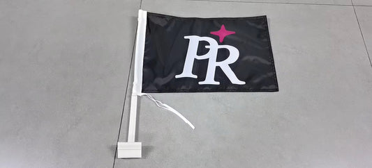 Pressure Racing Car Flag (Black)
