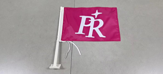 Pressure Racing Car Flag (Pink)