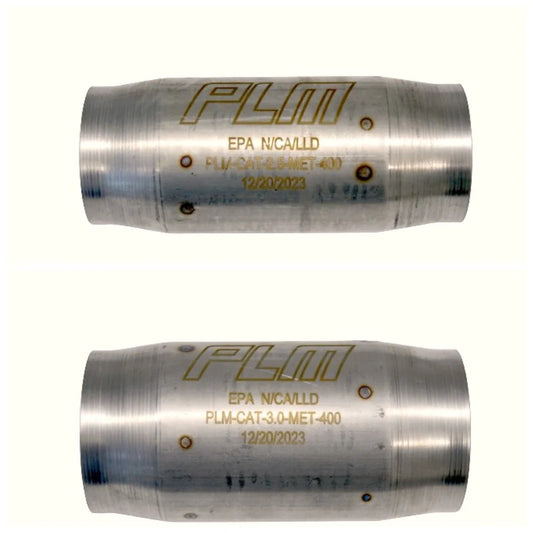 PLM High Flow Performance 400 Cell EPA Metallic Catalytic Converter