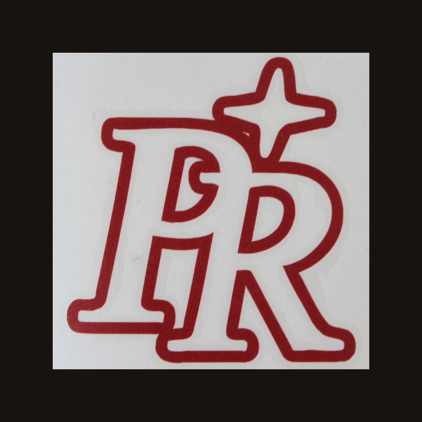 "PR" Decal 3 Inch