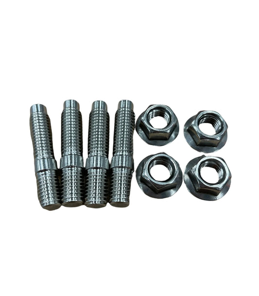 PLM Turbo to Manifold Stud Nut Kit M10 x 1.5 Stainless Steel
