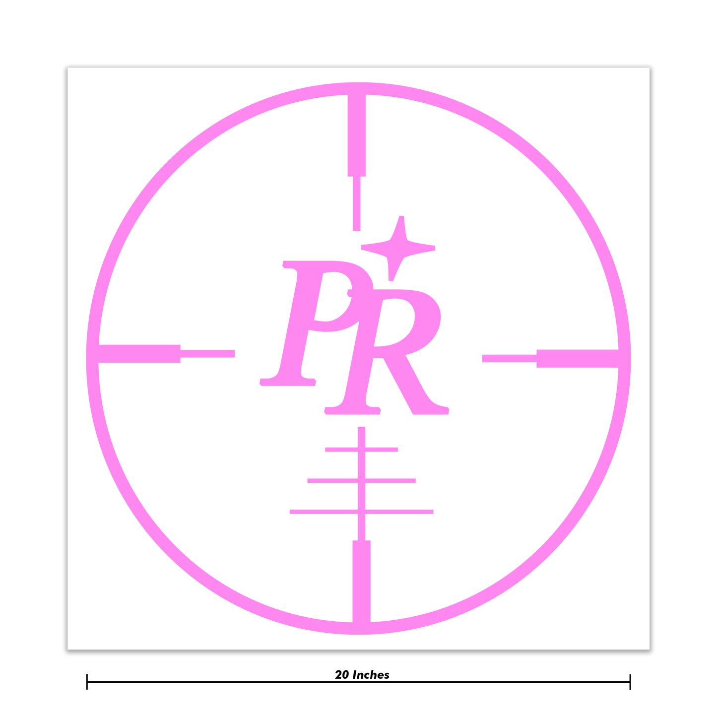 CrossHair Decal 20 Inch
