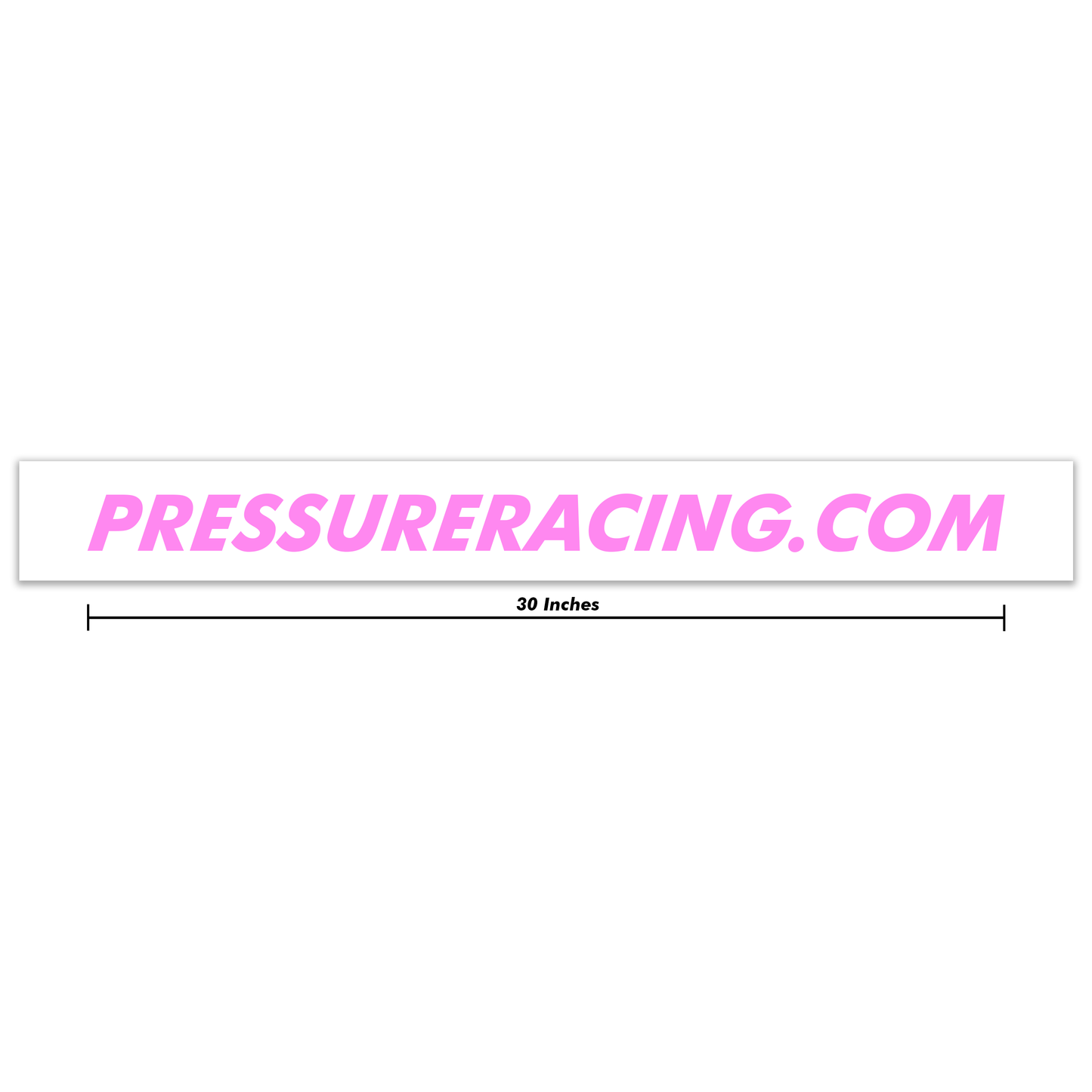PressureRacing.com URL Banner 30 Inch