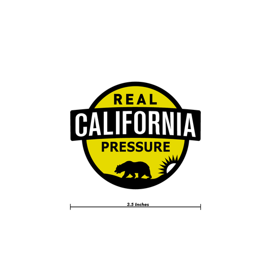 Real California Pressure Sticker