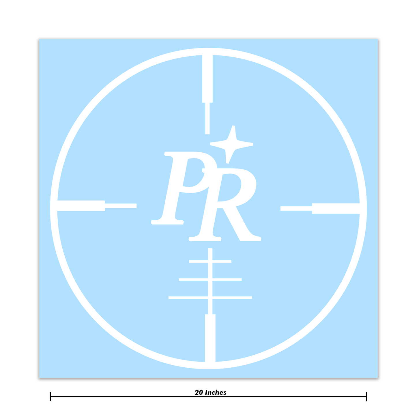 CrossHair Decal 20 Inch