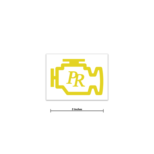 Check Engine Light Decal
