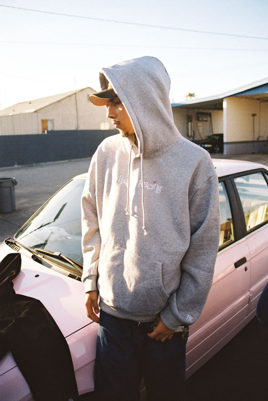 Pressure Racing OG Hoodie (Grey/Pink)