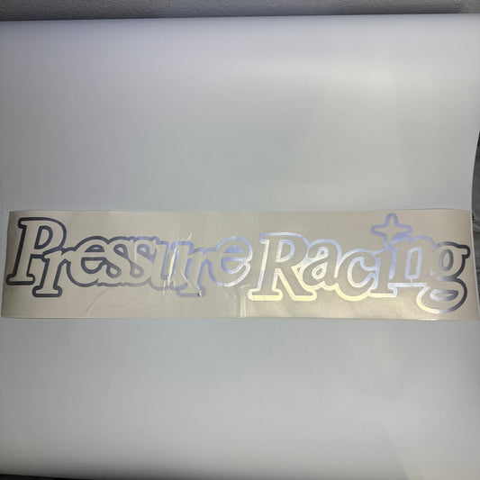 Chrome Pressure Racing Banner 24 Inch