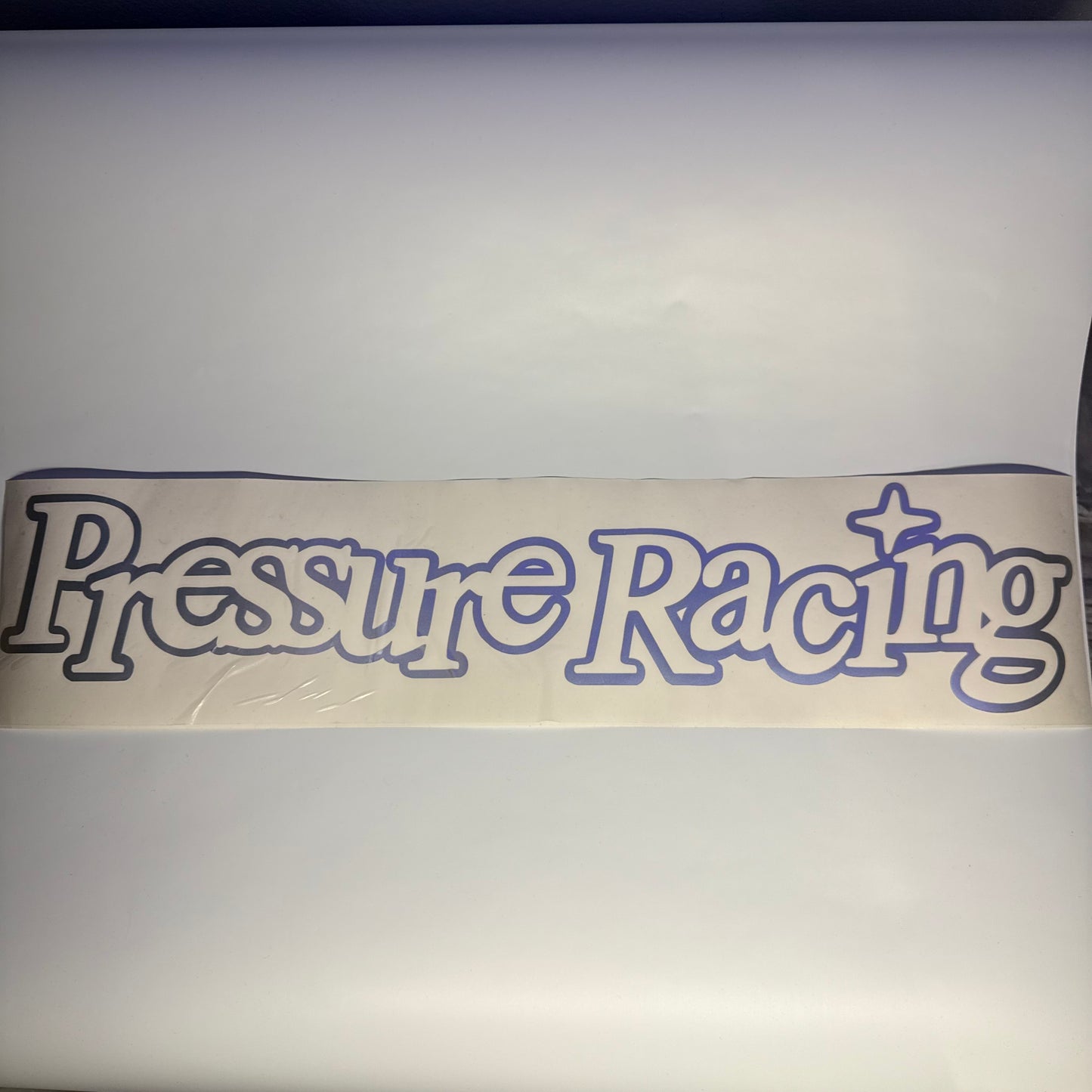 Chrome Pressure Racing Banner 30 Inch