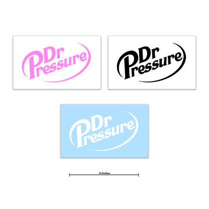 Dr. Pressure Decal 4 Inch