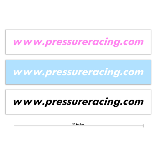 www.pressureracing.com URL Banner 30 Inch