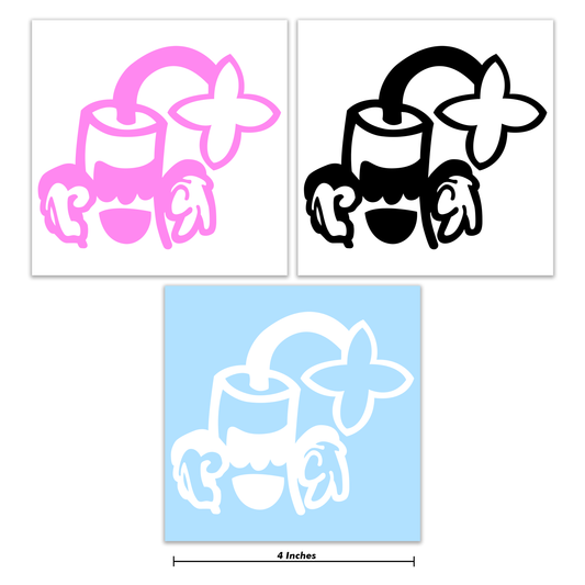 SOS x PR Decal 4 Inch