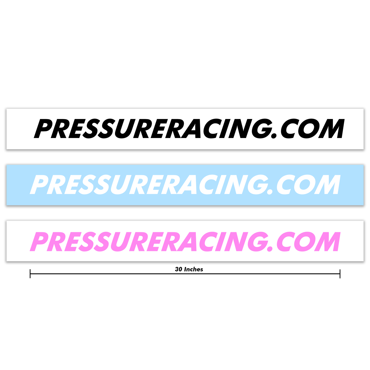 PressureRacing.com URL Banner 30 Inch