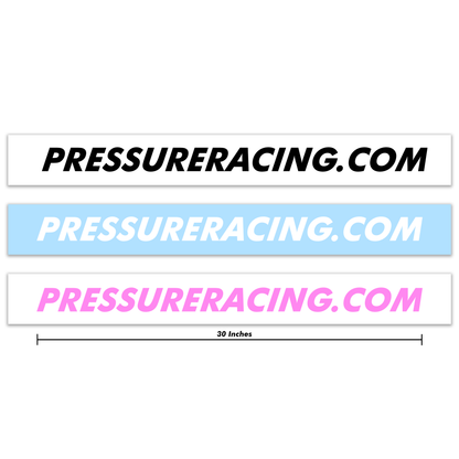 PressureRacing.com URL Banner 30 Inch