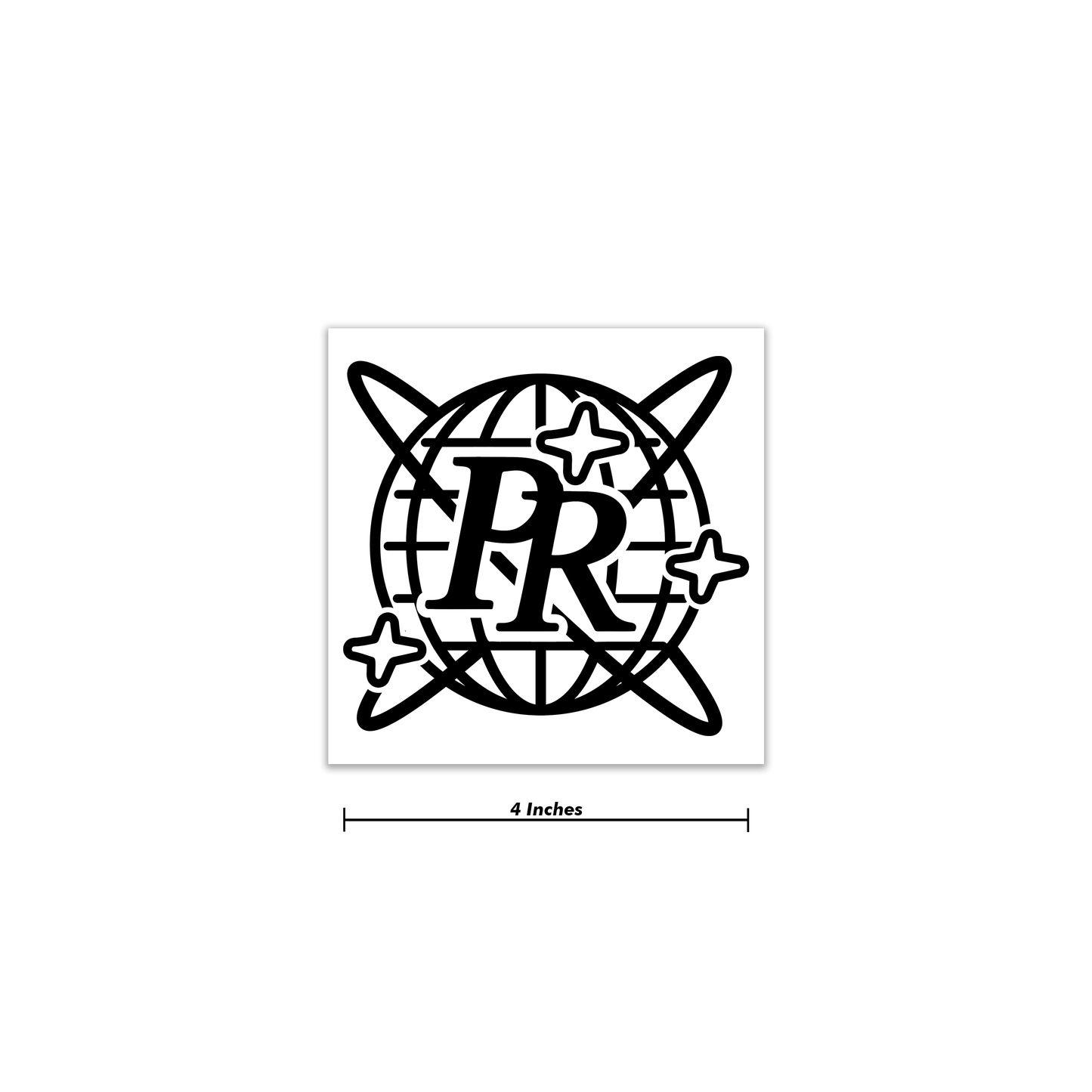 Pressure Worldwide Atomic Decal