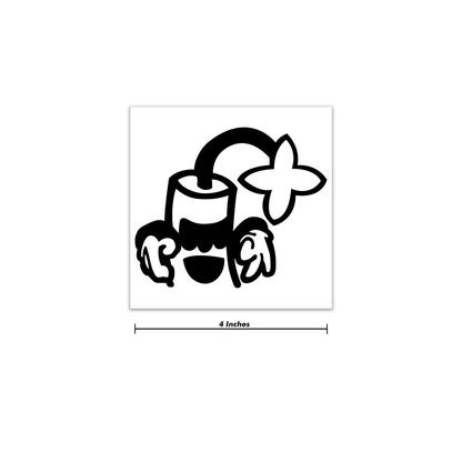 SOS x PR Decal 4 Inch