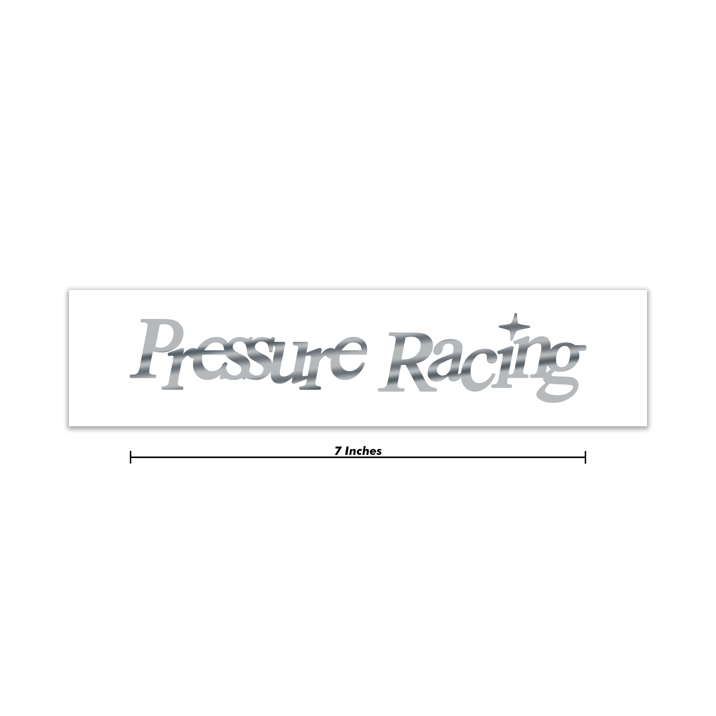 Chrome Racing Logo Chrome OG Decal – Pressure Racing LLC