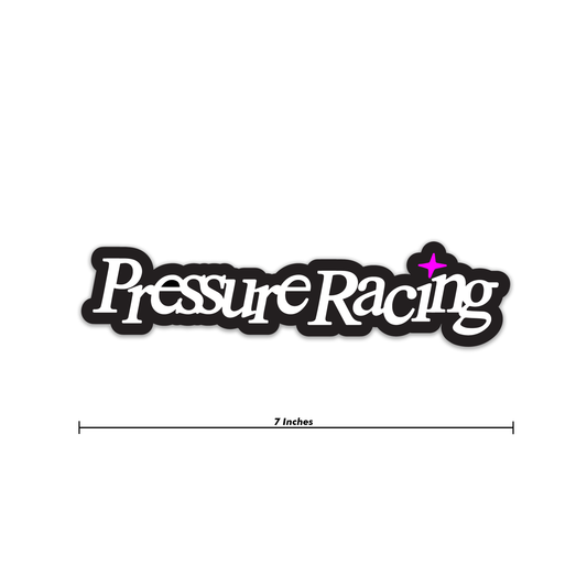 Pressure Racing Die Cut Sticker