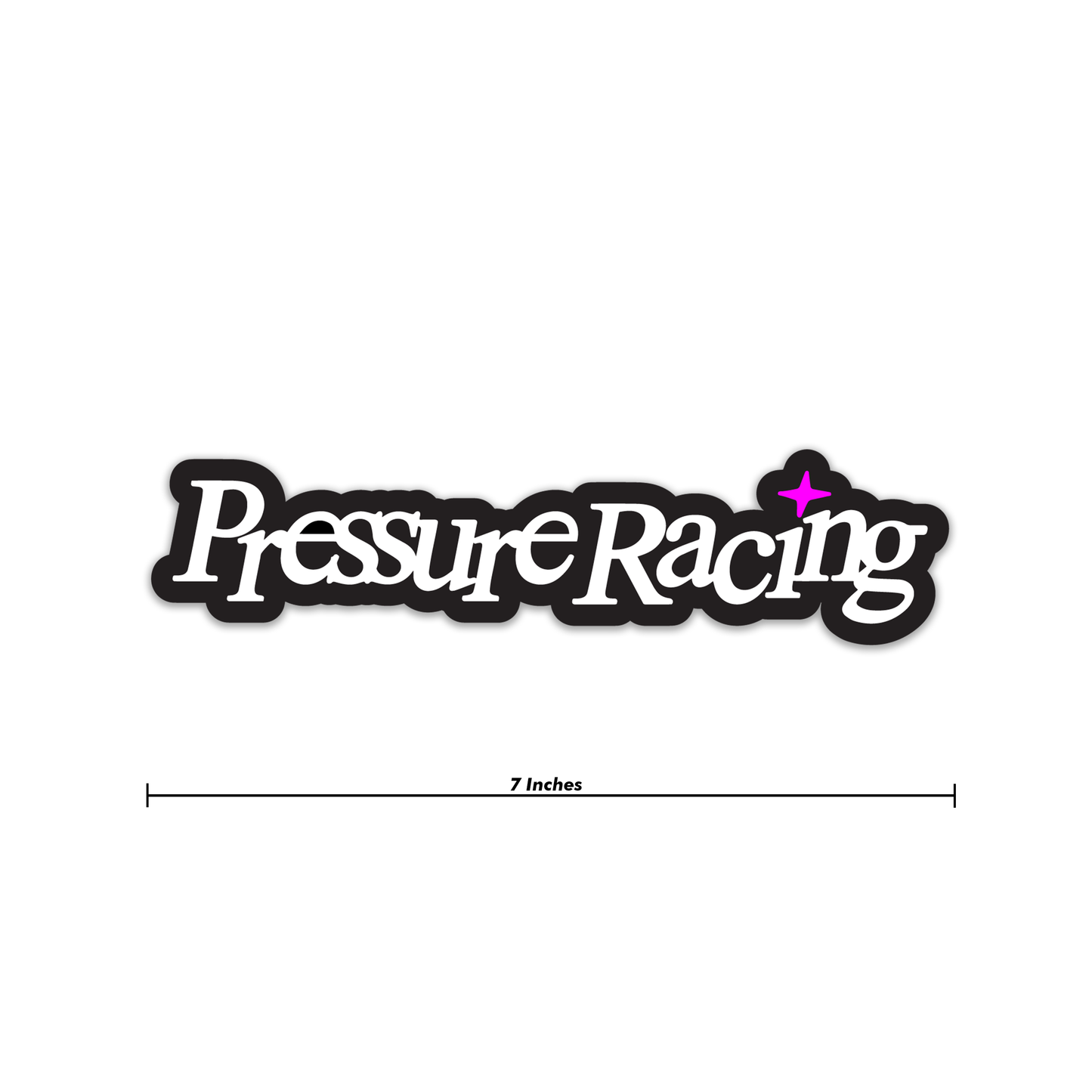 Pressure Racing Die Cut Sticker