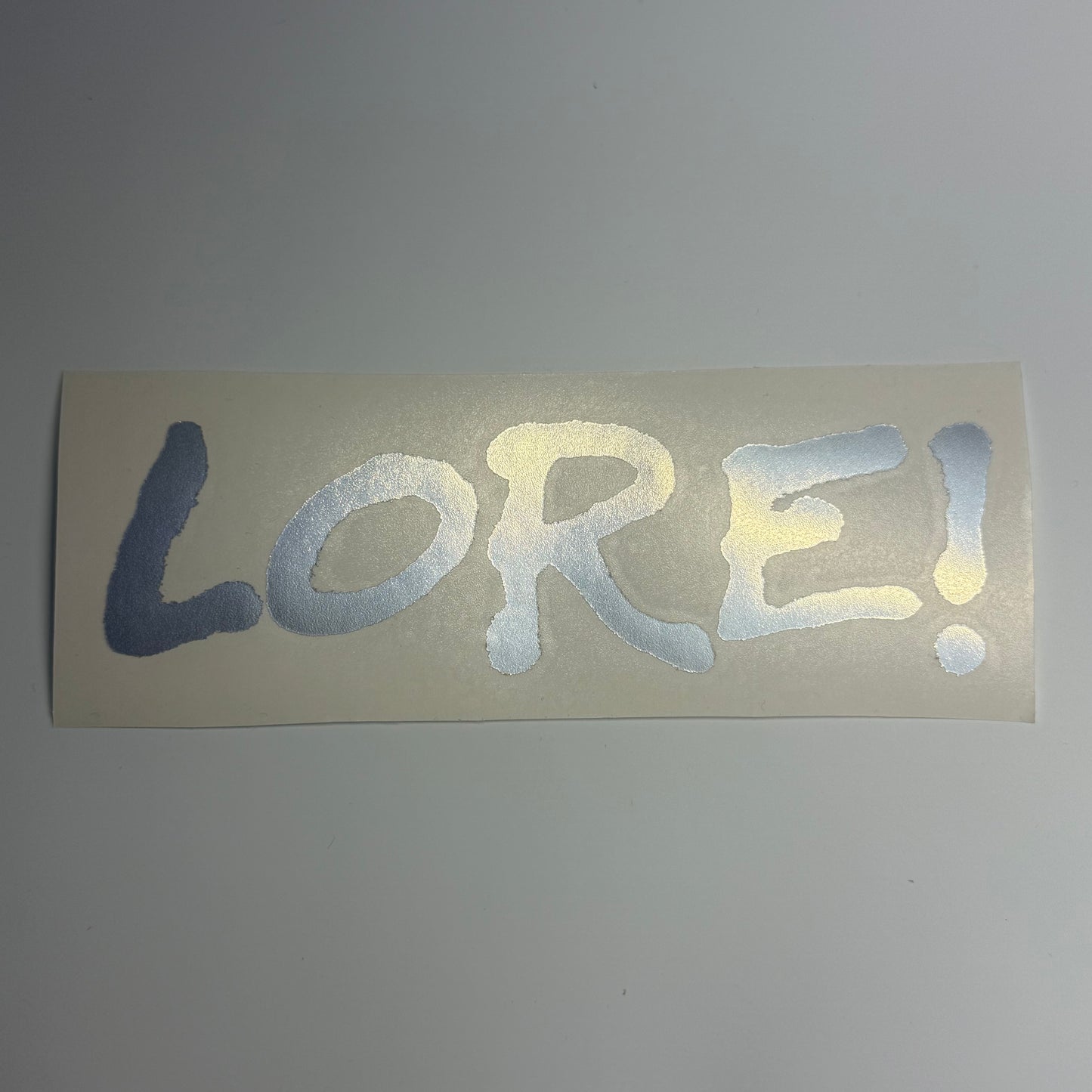 Chrome LORE! Decal