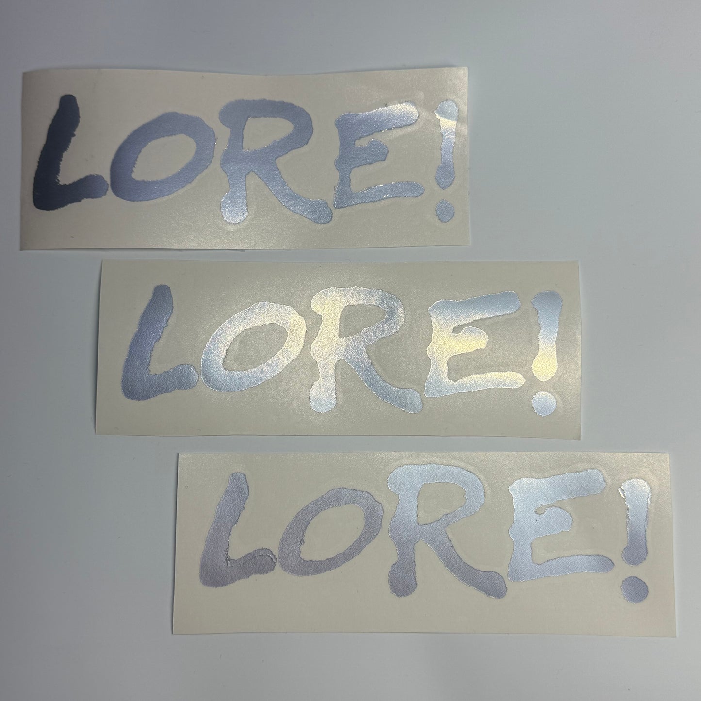 Chrome LORE! Decal