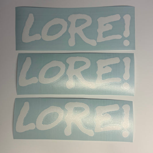 LORE! Decal