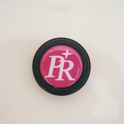 "PR" Pink Steering Wheel Horn Button