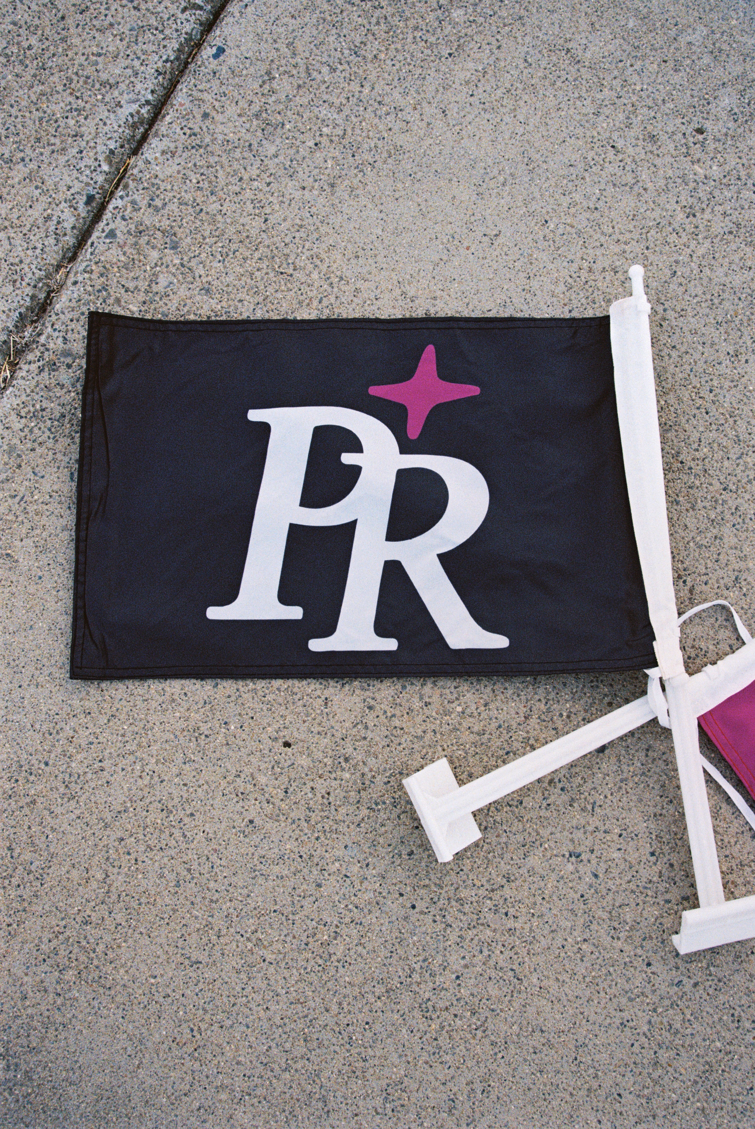 Pressure Racing Star Pressure Racing Car Flag (Black) – Pressure Racing LLC