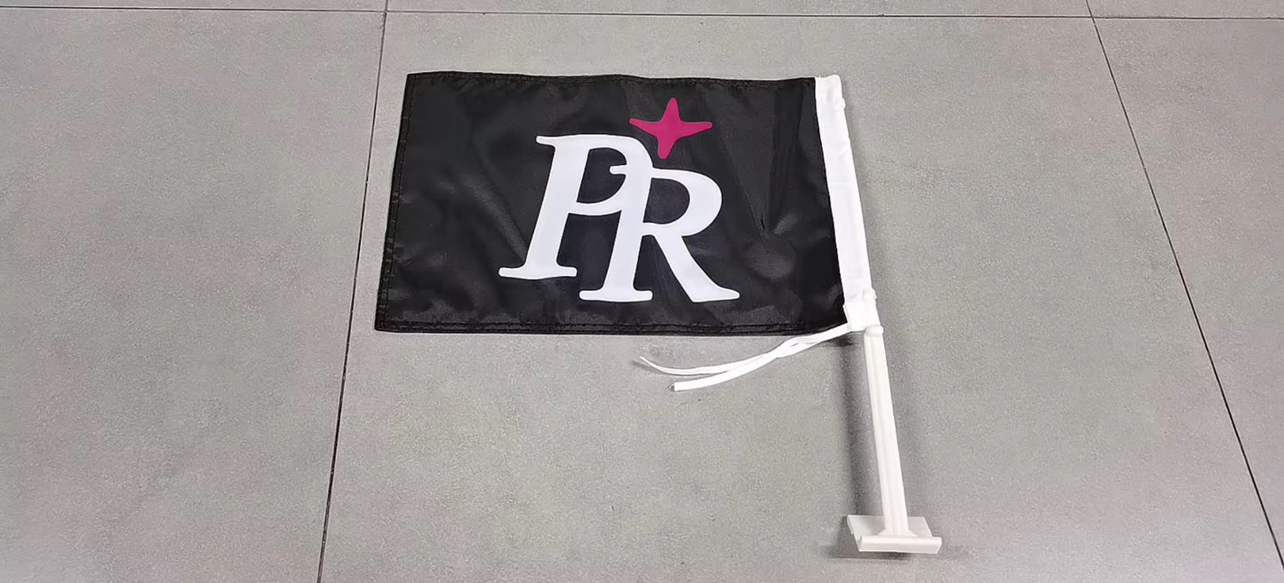Pressure Racing Car Flag (Black)