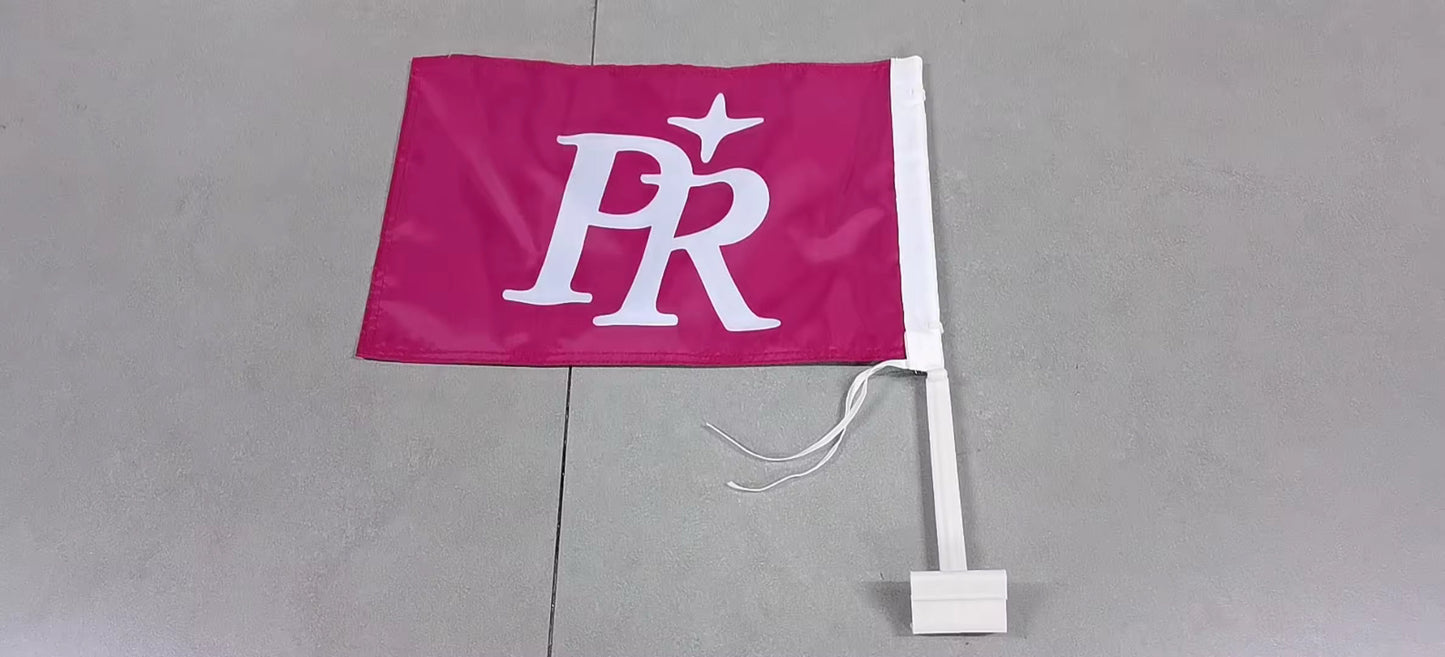 Pressure Racing Car Flag (Pink)