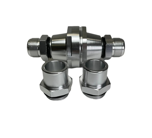 Precision Works Universal Inline Thermostat Housing AN16 & 1.25" Fittings