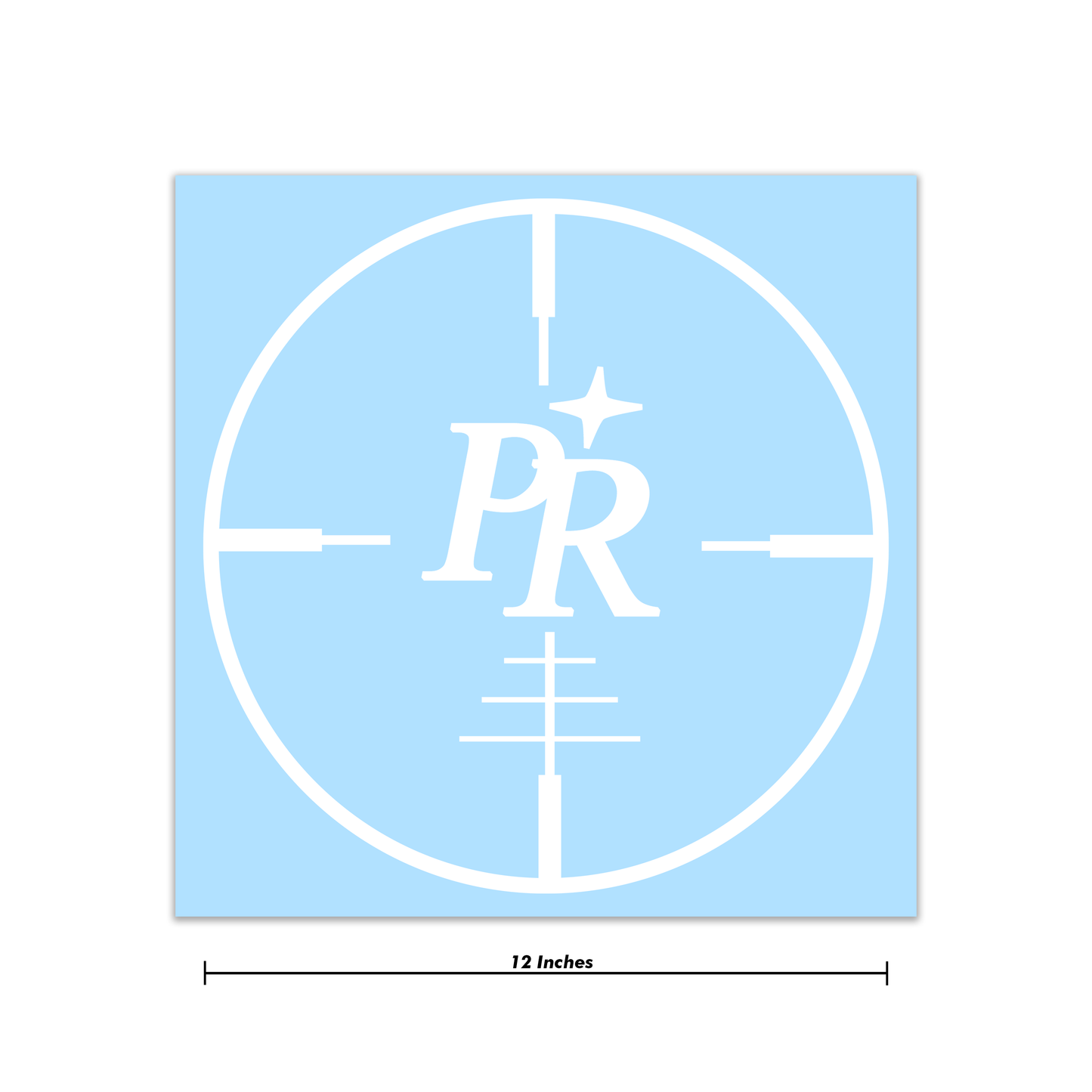 CrossHair Decal 12 Inch