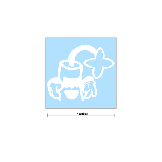 SOS x PR Decal 4 Inch