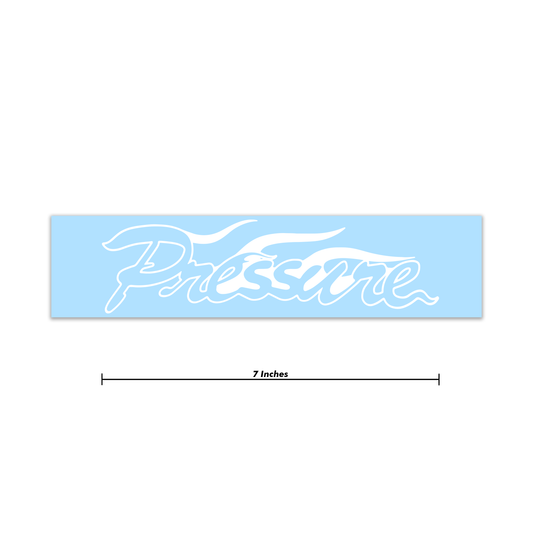 Pressure Racing Flame Decal 7 Inch