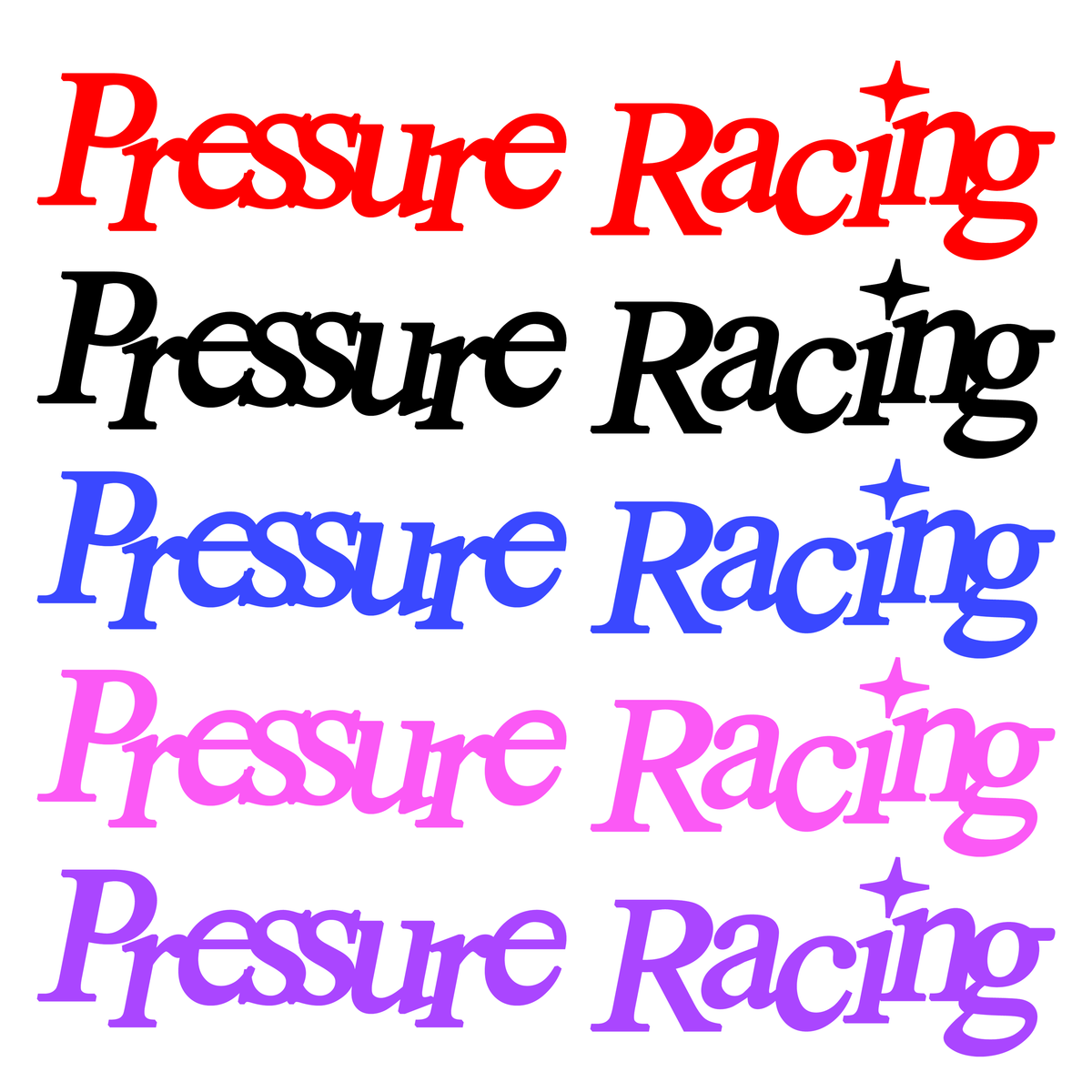 Pressure Racing Star Pressure Racing OG Decal – Pressure Racing LLC